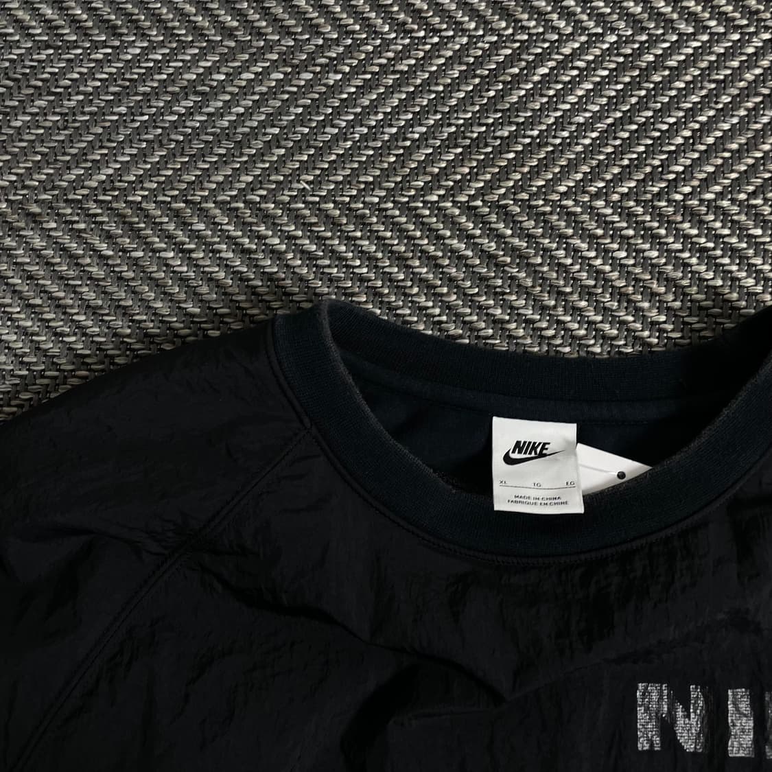 나이키 빅로고 나일론 믹스업 스웻 웜업 맨투맨o 2885 상품이미지6