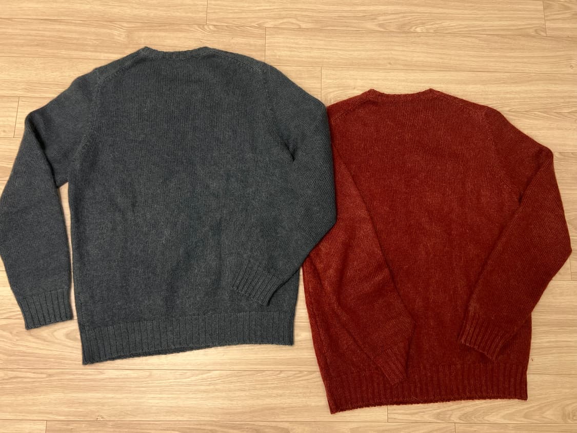 델라치아나(Della Ciana) / 울모헤어 아가일 니트 / 46 상품이미지2