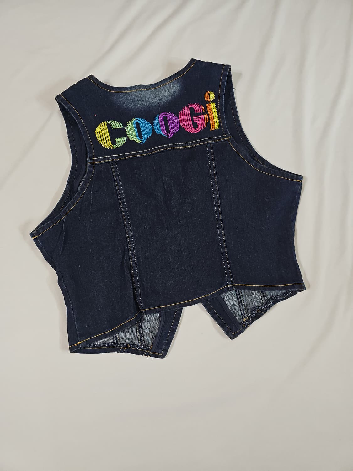 COOGI 쿠지 빈티지 여성 데님 베스트 y2k 쿠기 상품이미지1