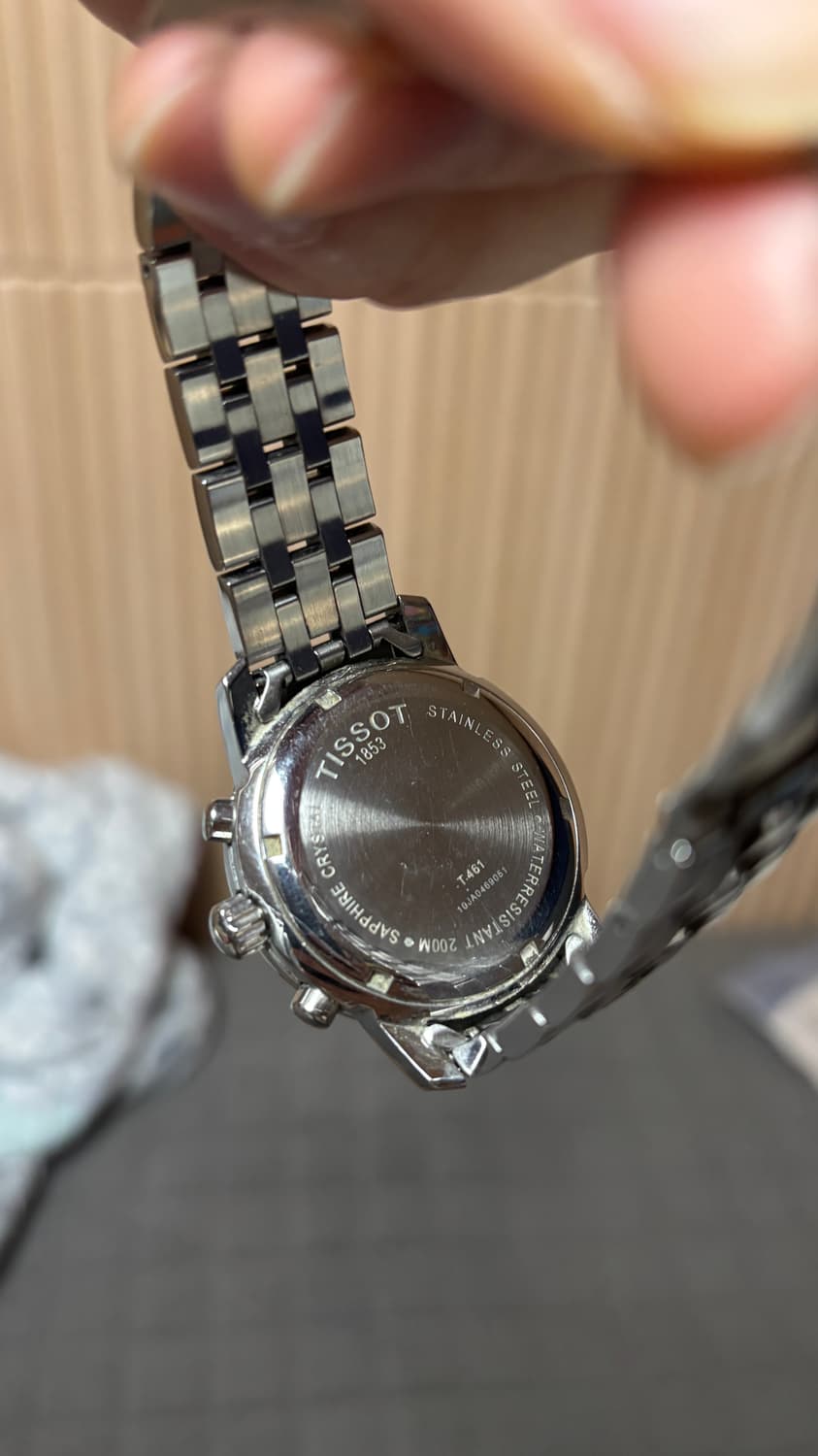 티쏘 1853 PRC200 크로노그래프 청판 메탈시계 상품이미지3