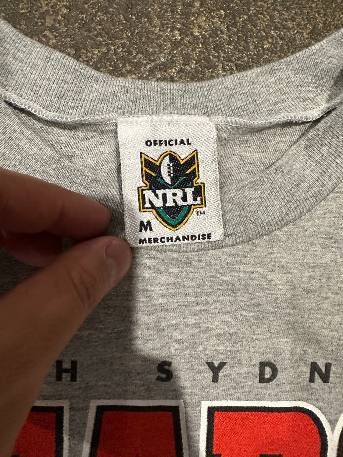 빈티지 90S NRL North Sydney Bears 티셔츠 상품이미지4