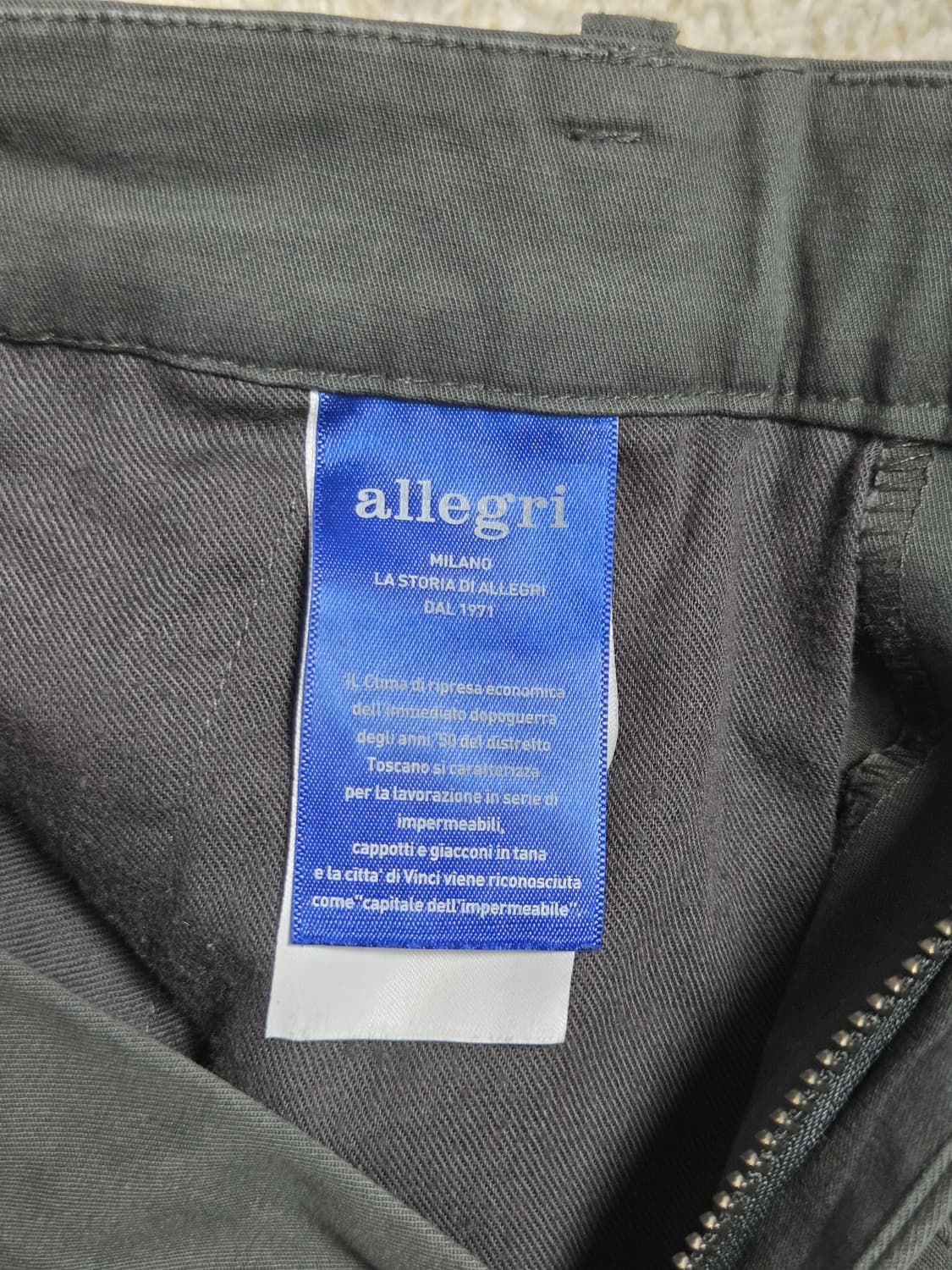 [알레그리] 코튼 스판 뒷밴딩 턱 팬츠 | 00257 상품이미지3