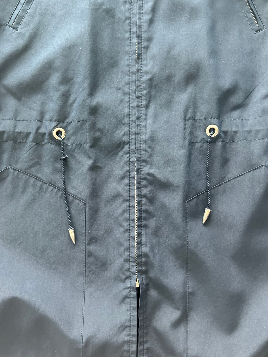 꾸레쥬 네이비 바람막이 자켓 점퍼 상품이미지5