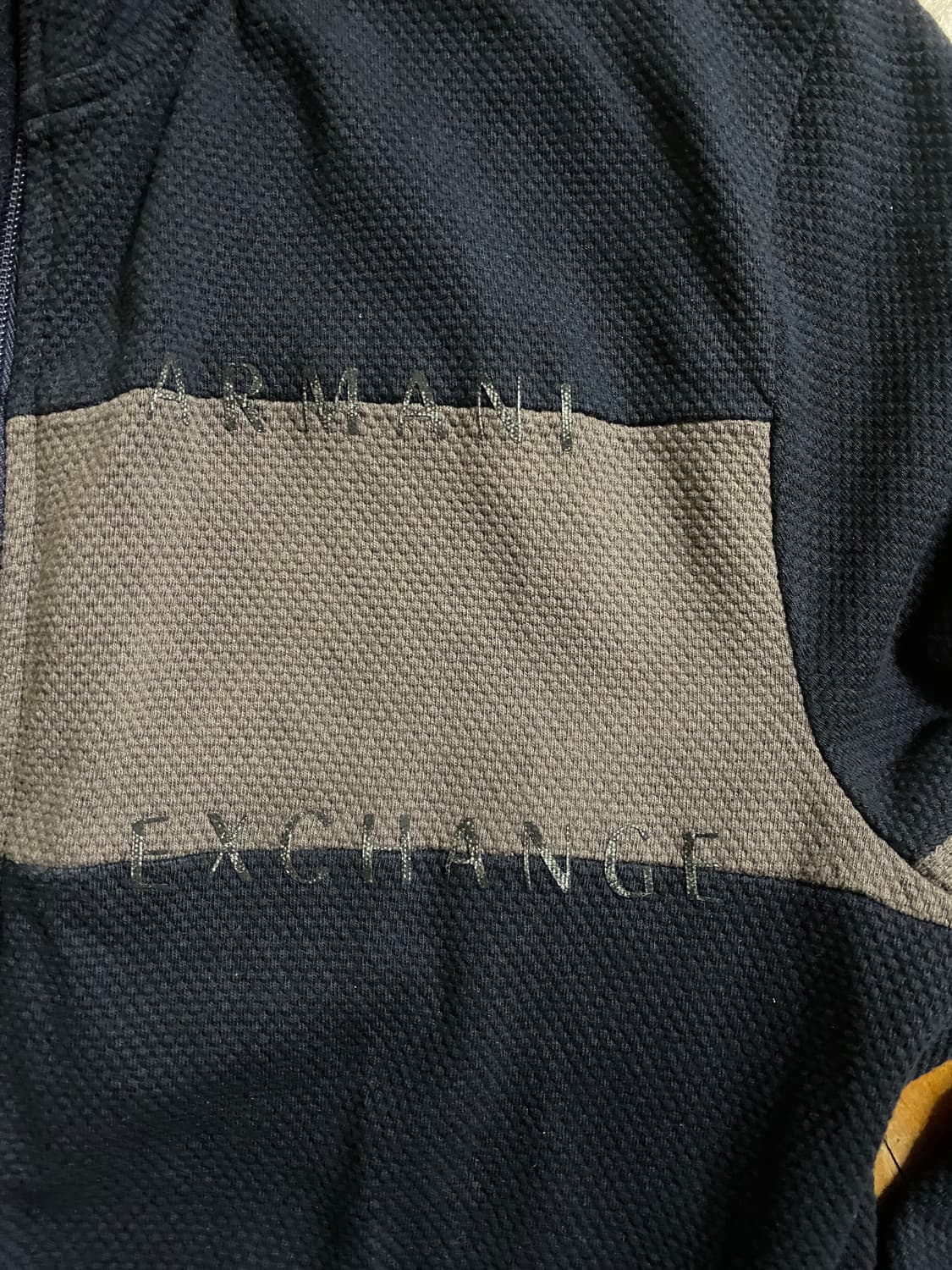 Armani Exchange 남성 네이비 집업 자켓 (국내100) 상품이미지4