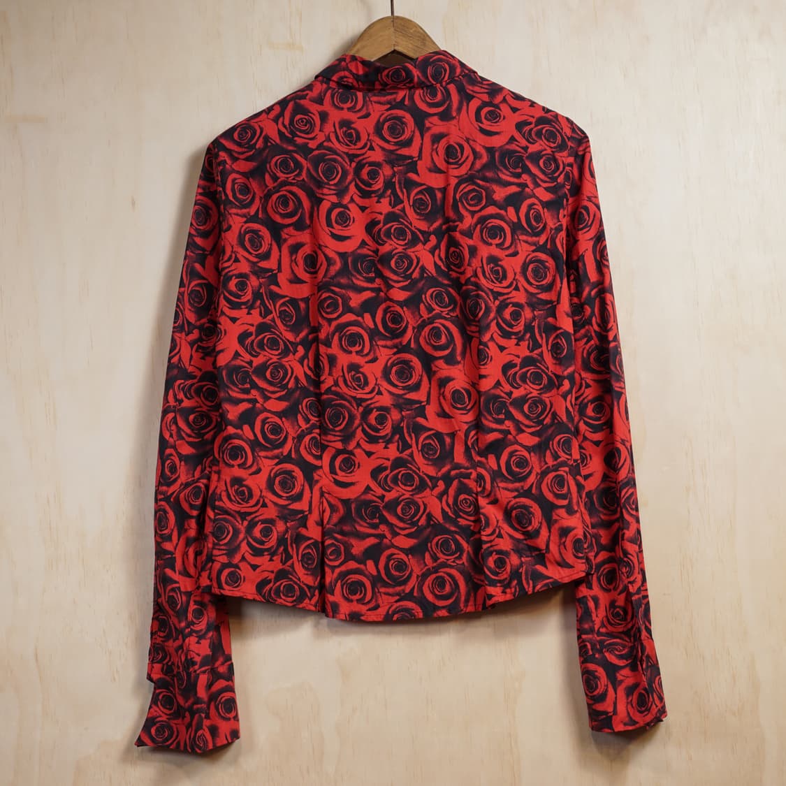 아네스베 로즈 패턴 셔츠 상품이미지4