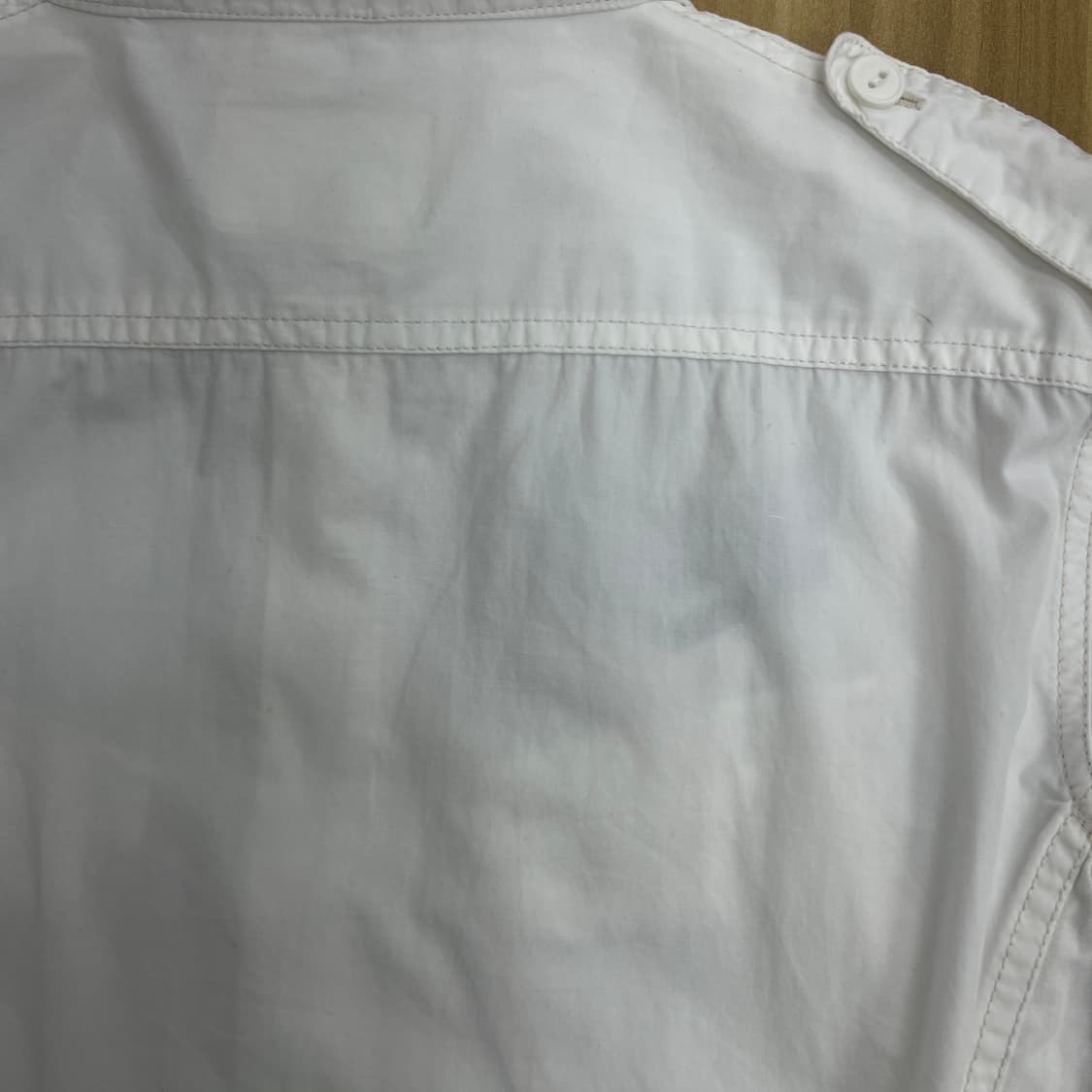 Avirex 아비렉스 밀리터리 견장 포켓 반팔 셔츠 M 상품이미지10