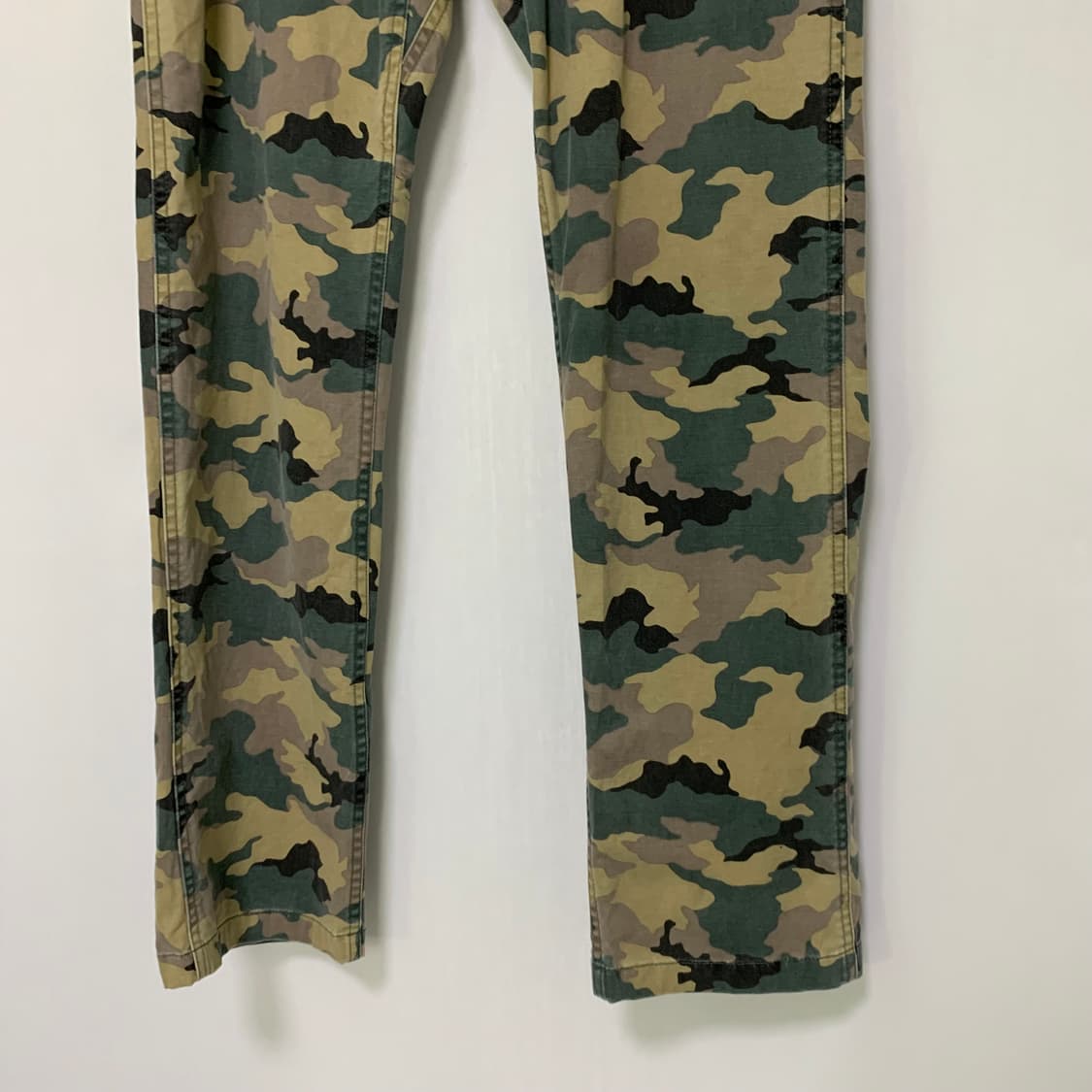 그라미치 USA 빈티지 벨트 밀리터리 카모 코튼팬츠 남녀공용 00s 상품이미지3