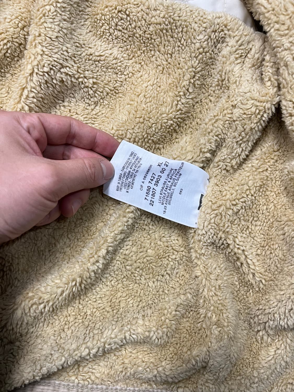 리바이스 양털 쉐르파 코듀로이 트래커 자켓 상품이미지5