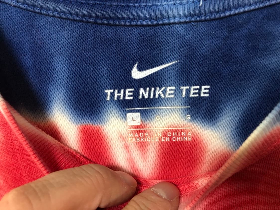 나이키 타이다이티셔츠 블루/레드 L(100) 상품이미지4