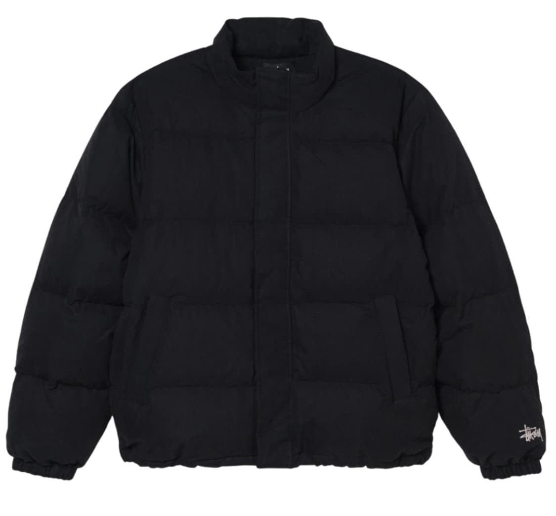 스투시 립스탑 다운 퍼퍼 자켓 블랙 L 상품이미지1