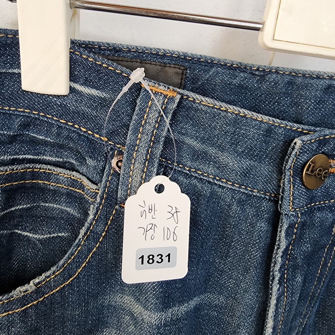 LEE 워싱 데님 청바지 상품이미지9