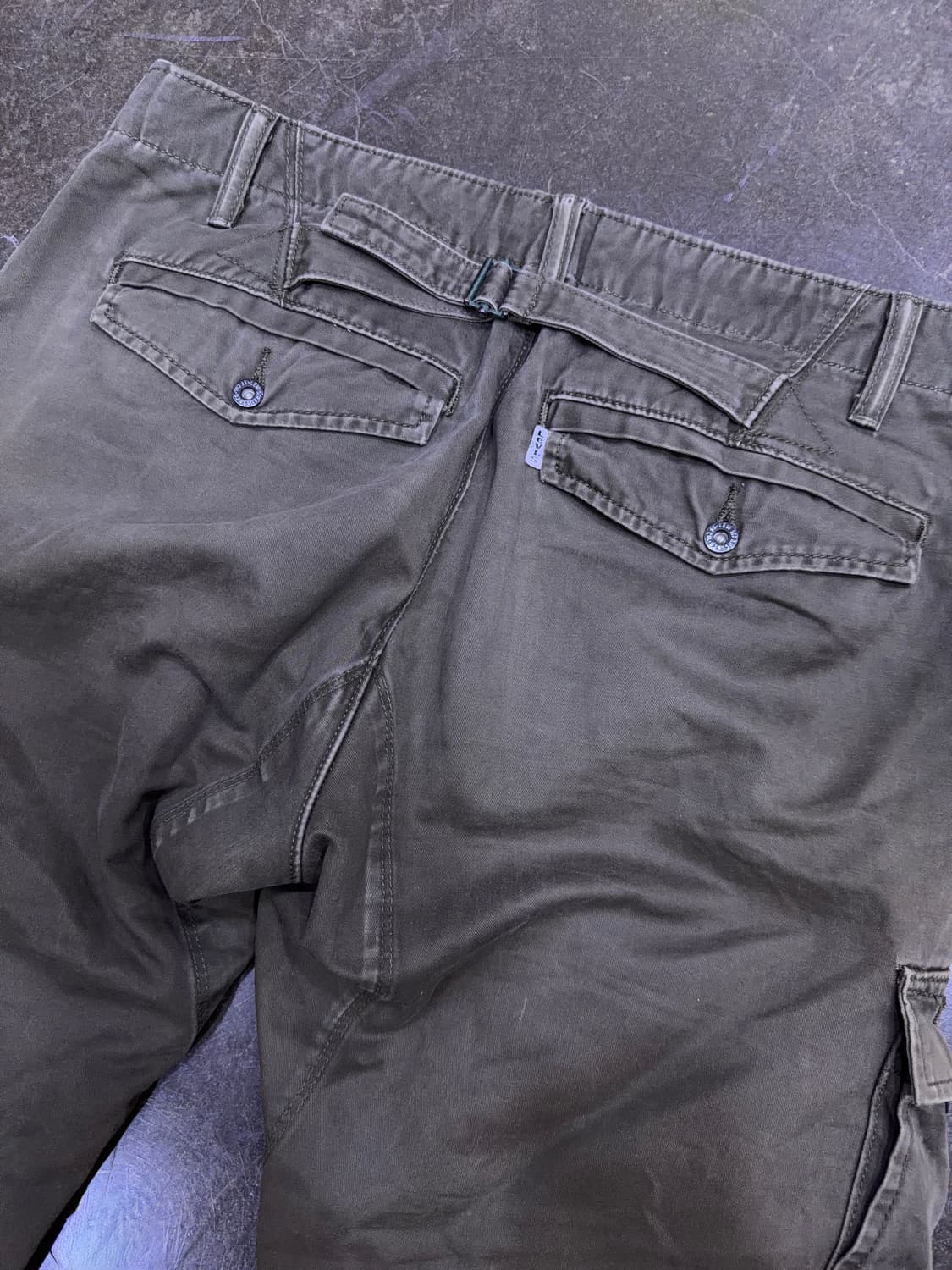 리바이스 511 스키니 슬림핏 빈티지 워싱 어드저스트 카고팬츠 36 상품이미지7