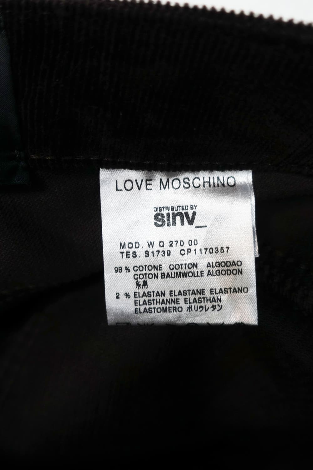 모스키노 코듀로이 팬츠 상품이미지10