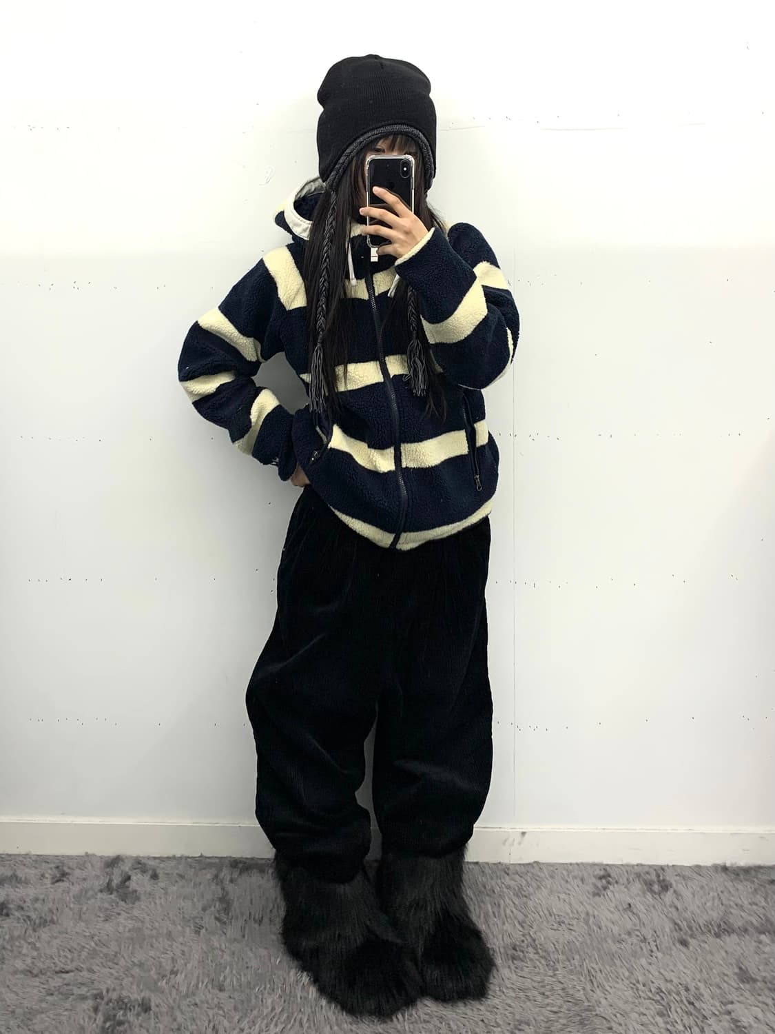 Helly hansen 스트라이프 플리스 자켓 상품이미지3