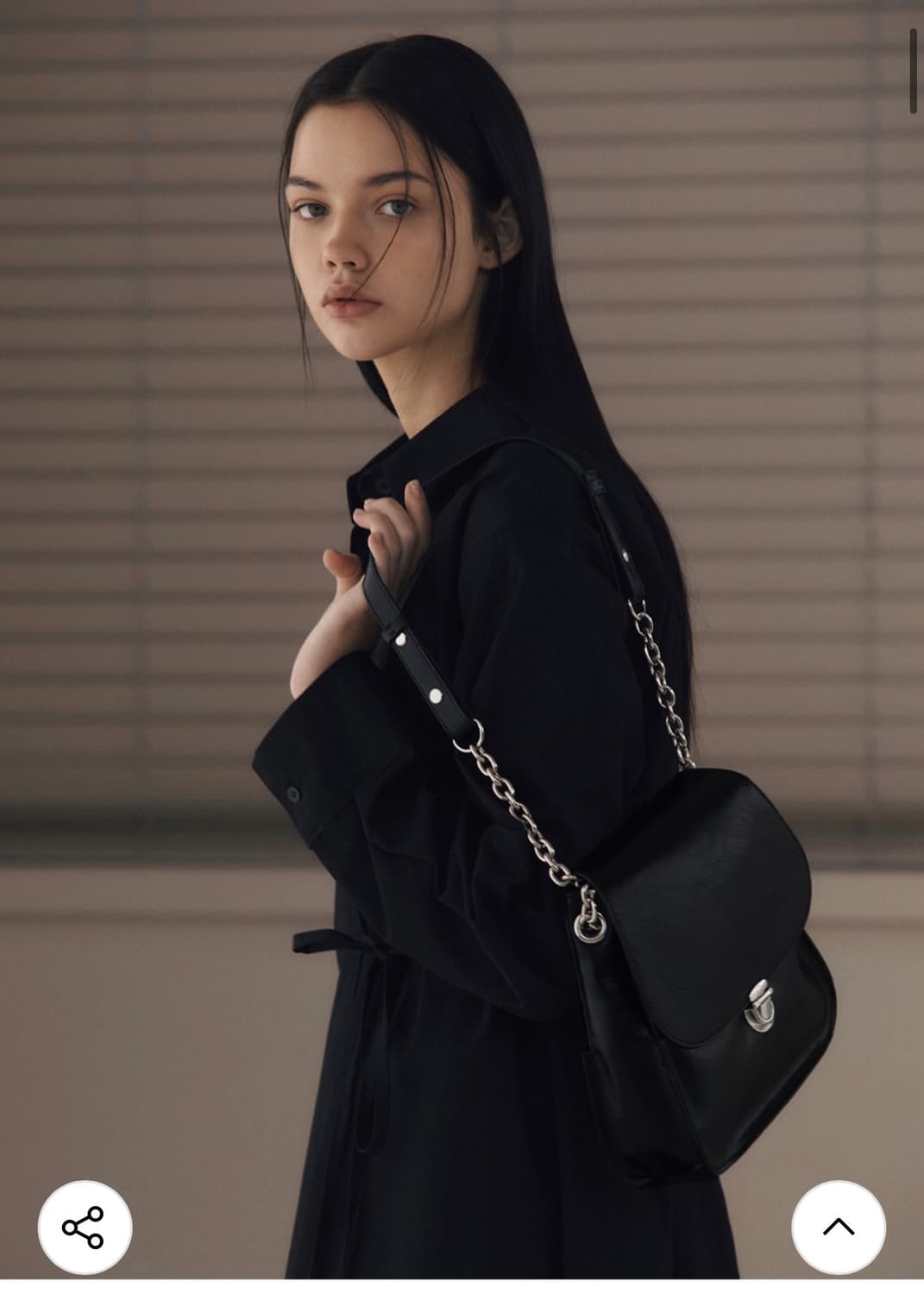 (새상품) 레더리 아더 클래식 체인백 [BLACK] 판매 상품이미지5