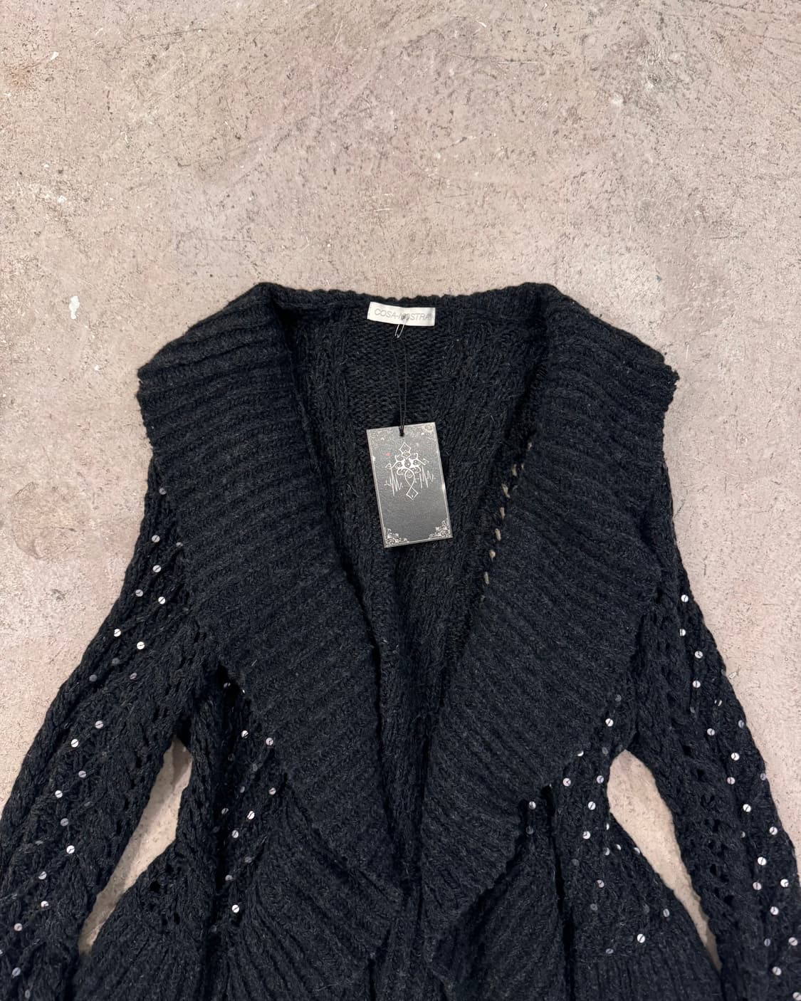 스팽글 포인트 오픈가디건 상품이미지2