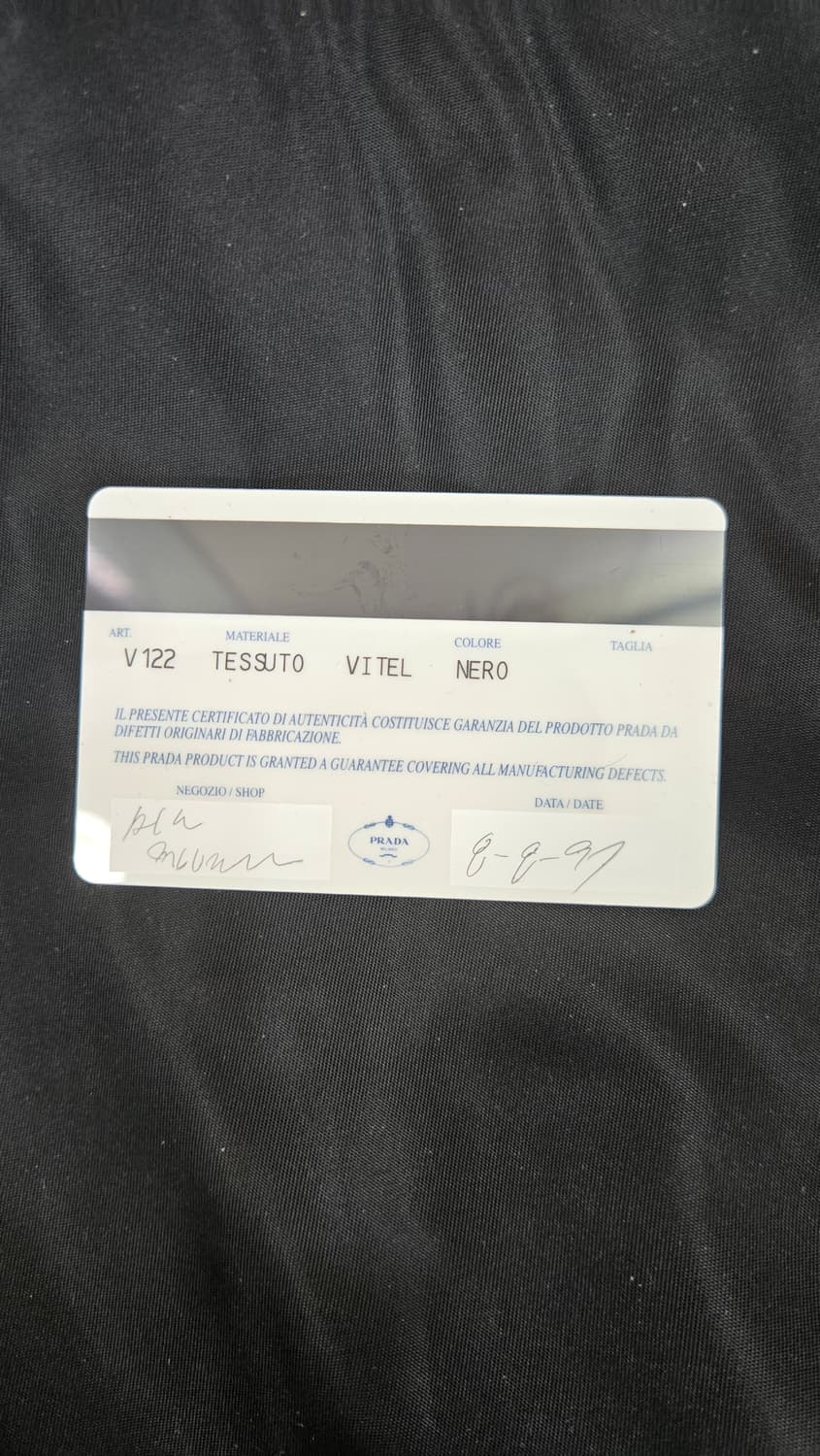 [정품/빈티지] 프라다 테수토 비텔로 브리프케이스 V122 (NERO) 상품이미지10
