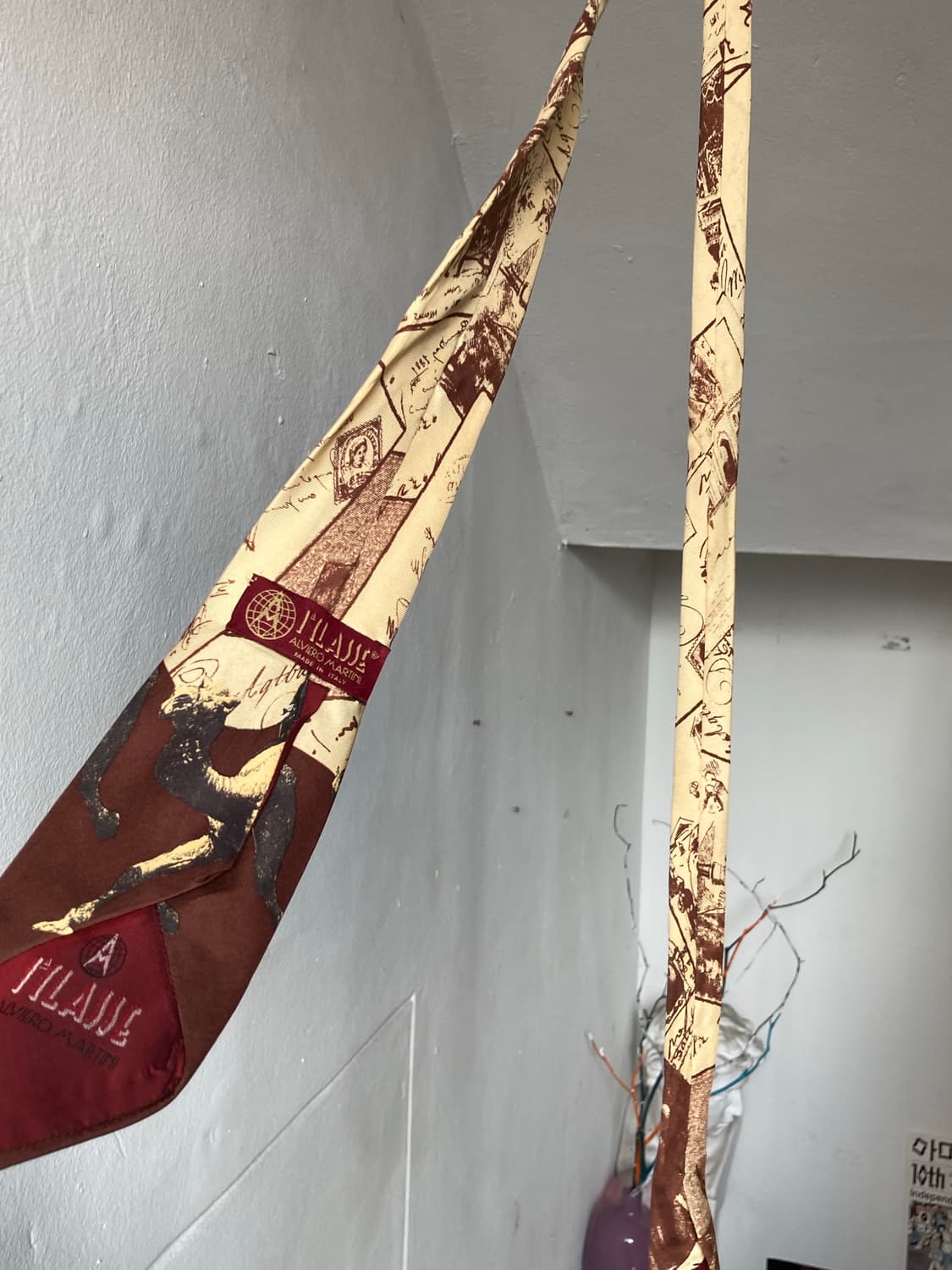 MADE IN ITALY 일라쎄 그래픽 넥타이 상품이미지3