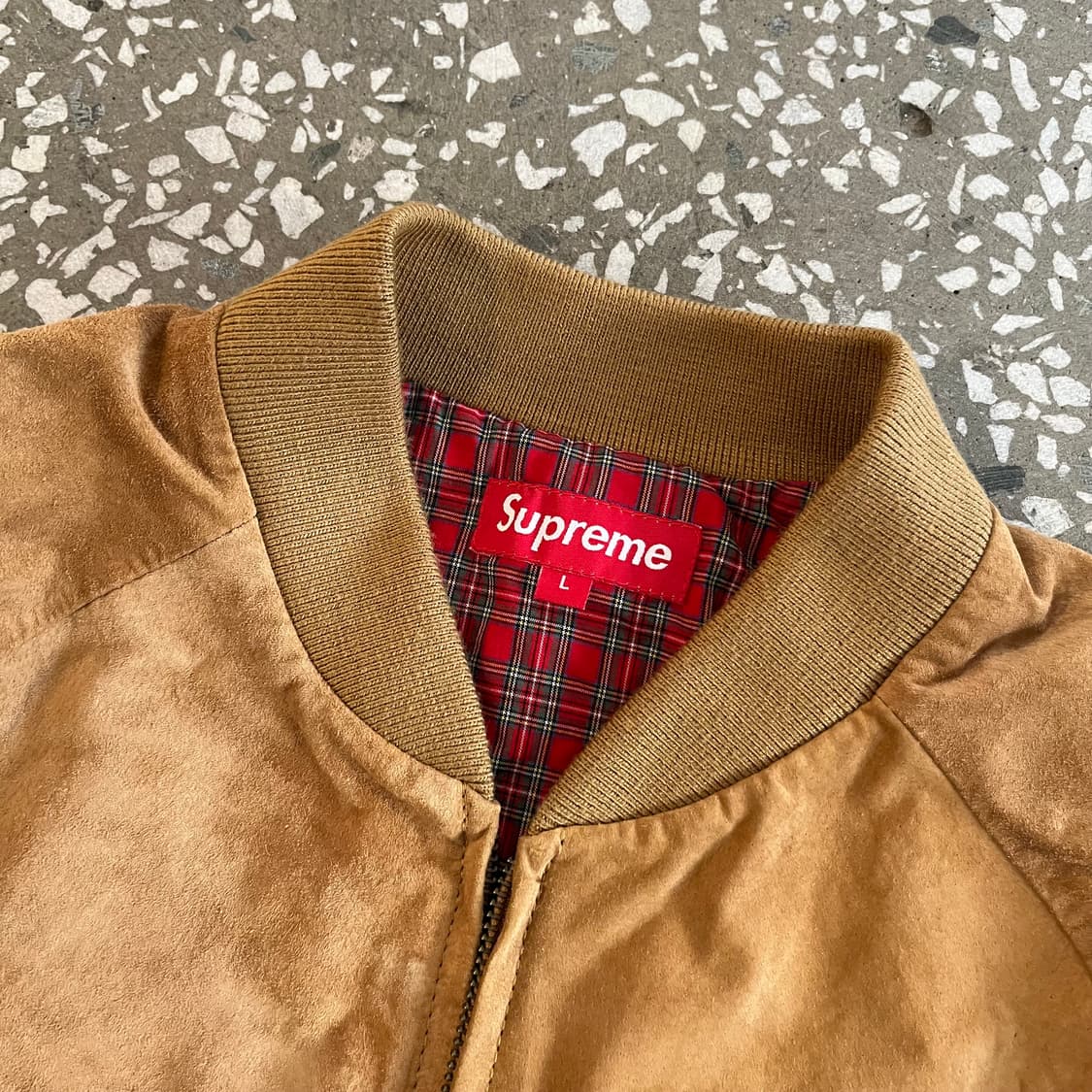 슈프림 스웨이드 봄버 자켓 - 12ss 상품이미지8