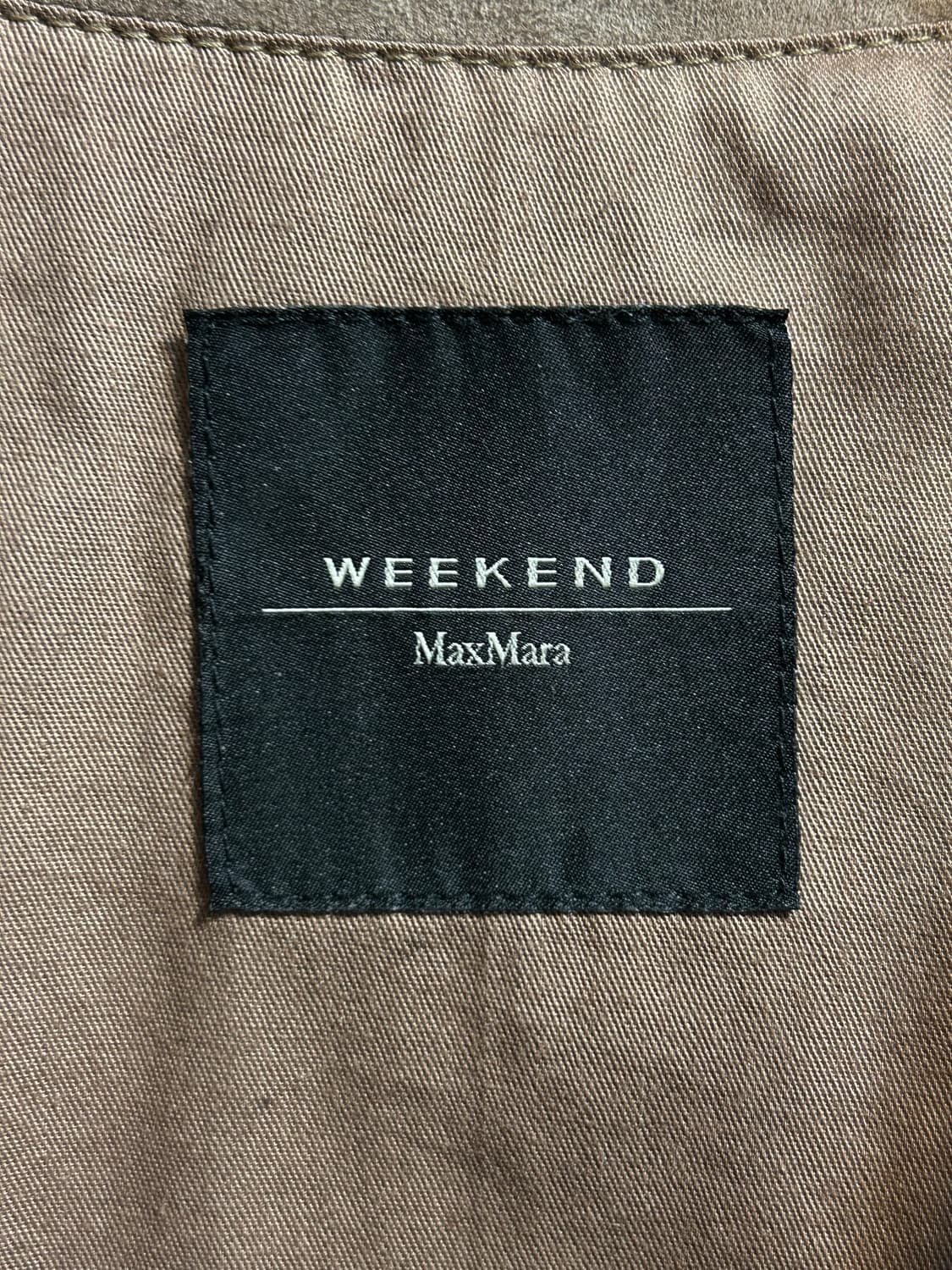 위켄드 막스마라 베이지 스웨이드 자켓 상품이미지7