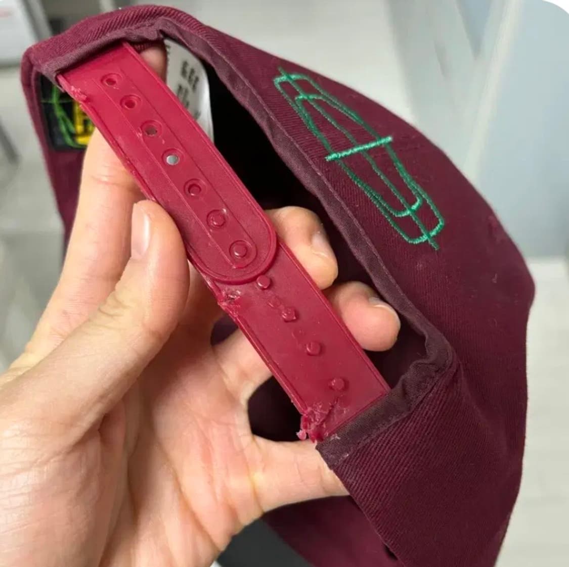 애프터매스 버건디 볼캡 상품이미지3