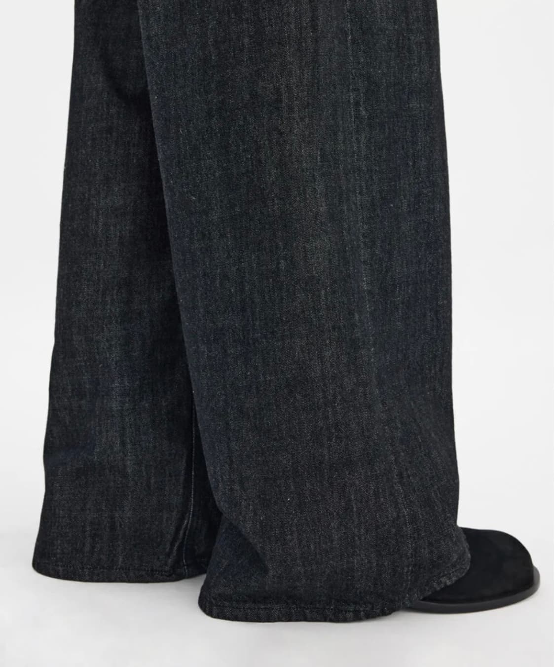 유스 엑스트라 와이드 워시드 블랙 M 상품이미지1