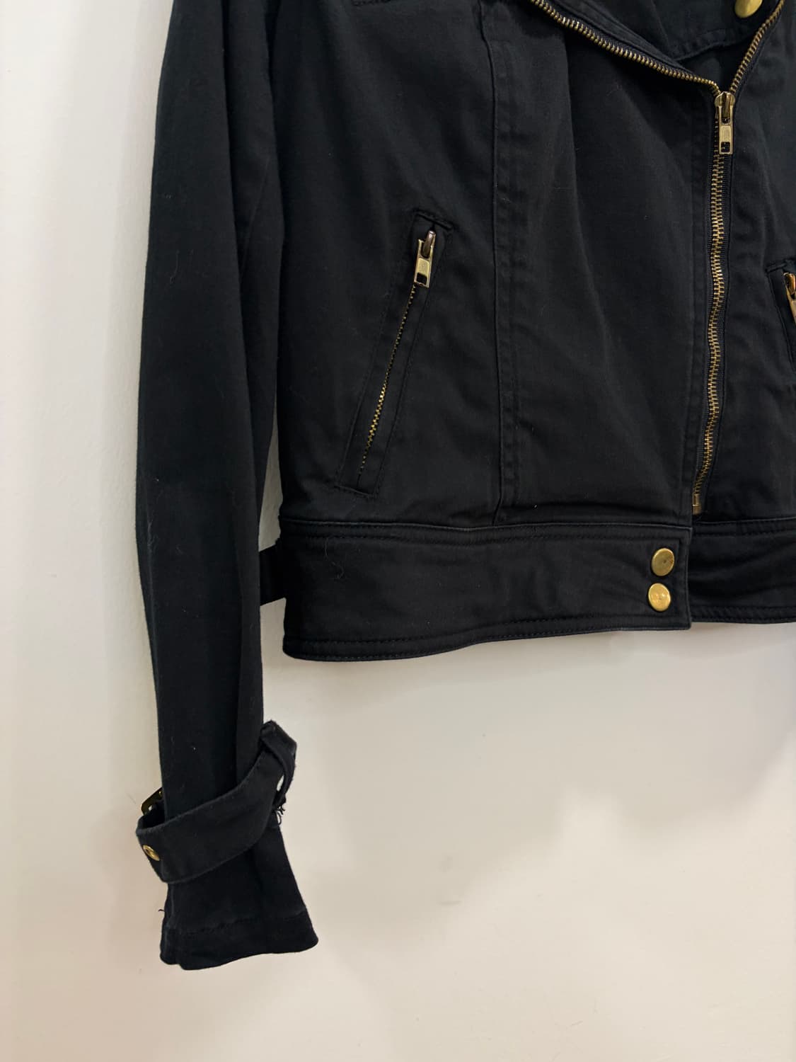 Dress up 코튼 라이더 자켓 상품이미지8