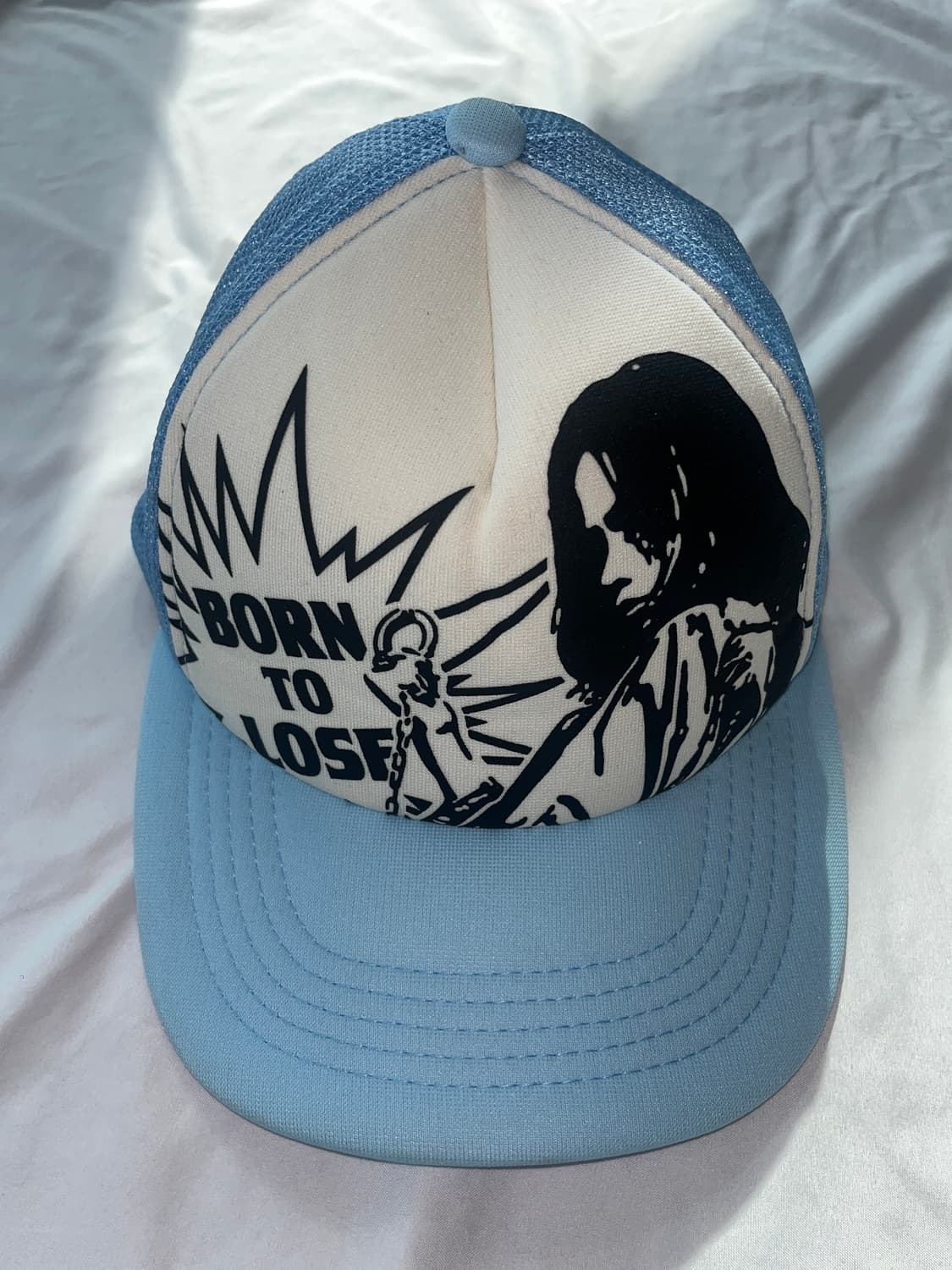 히스테릭 글래머 BORN TO LOSE 장발남 메쉬 캡 스냅백 모자 상품이미지1