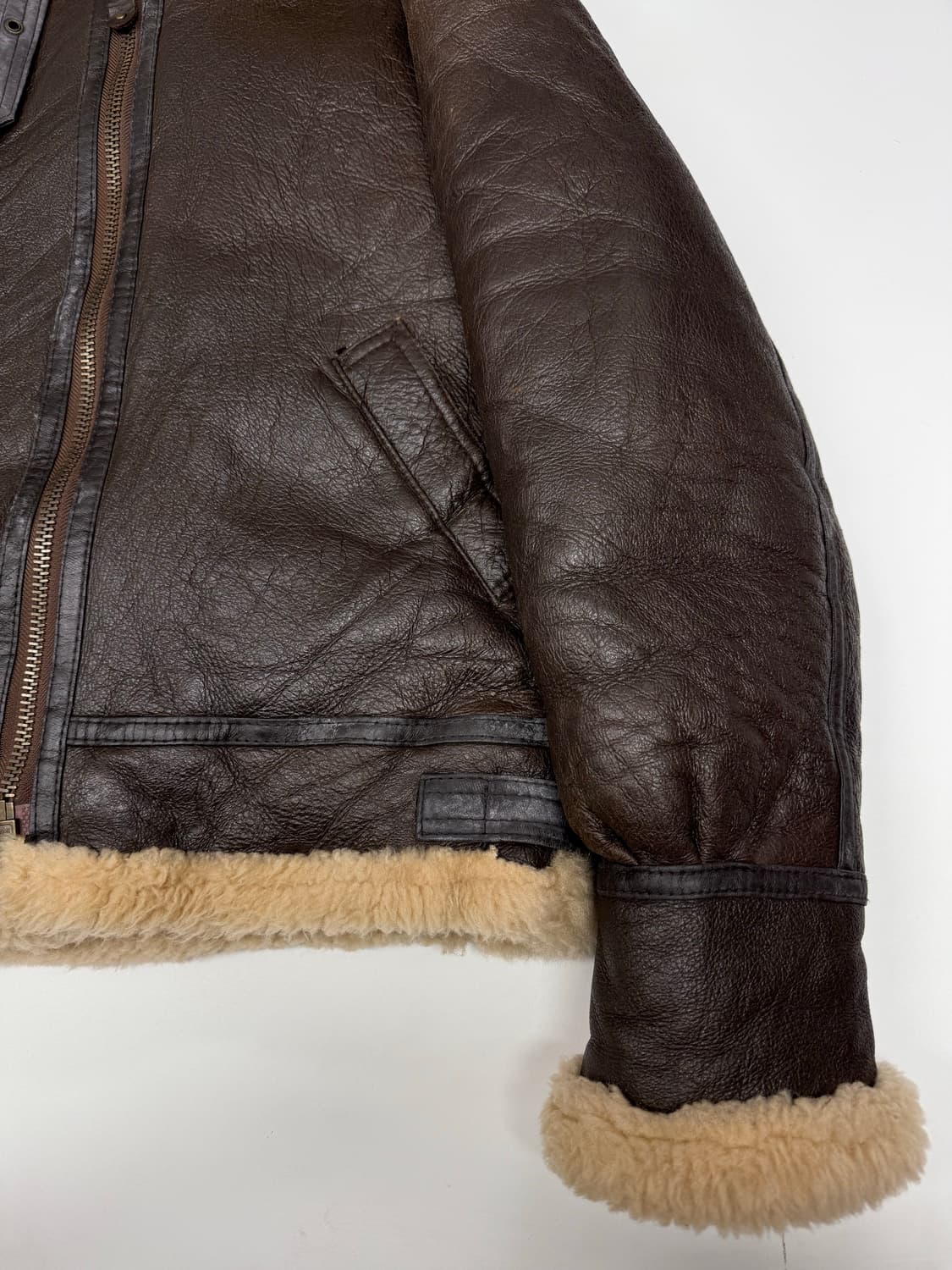 VTG B-3 SHEARLING FLIGHT JACKET 상품이미지5