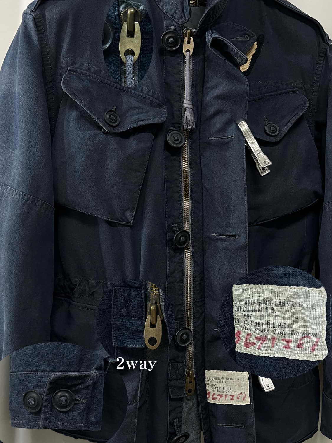 폴로 랄프로렌 RAF 영국군 필드 스모크 메이플 컴뱃 필드 자켓 상품이미지7