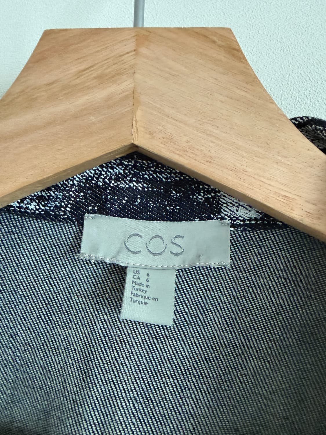 코스(COS) 데님 페인팅 롱 셔츠 상품이미지8