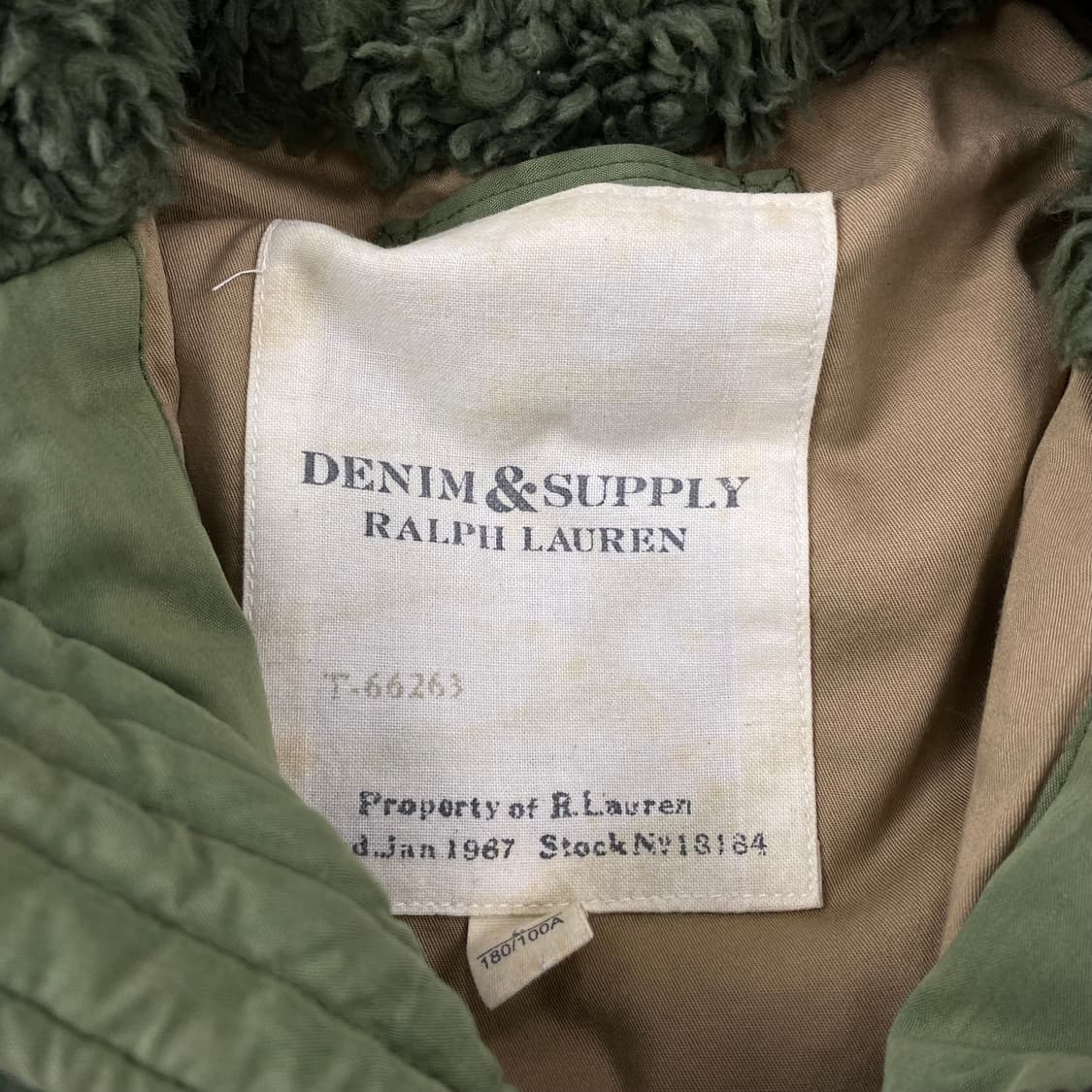 폴로 데님앤서플라이 N-3B 나바호 덕다운 자켓 (105) 상품이미지8