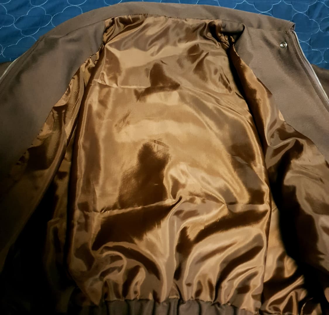 (보세) 크롭 봄버자켓 다크브라운 (F) 상품이미지3