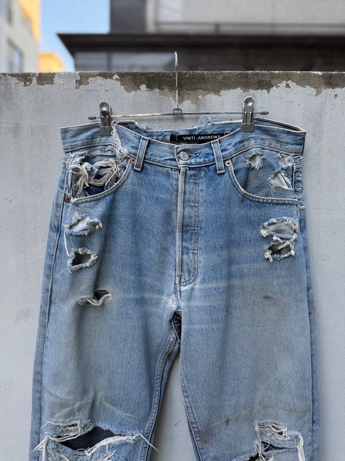 빈티 앤드류스 리바이스 리워크 데님 팬츠 상품이미지3