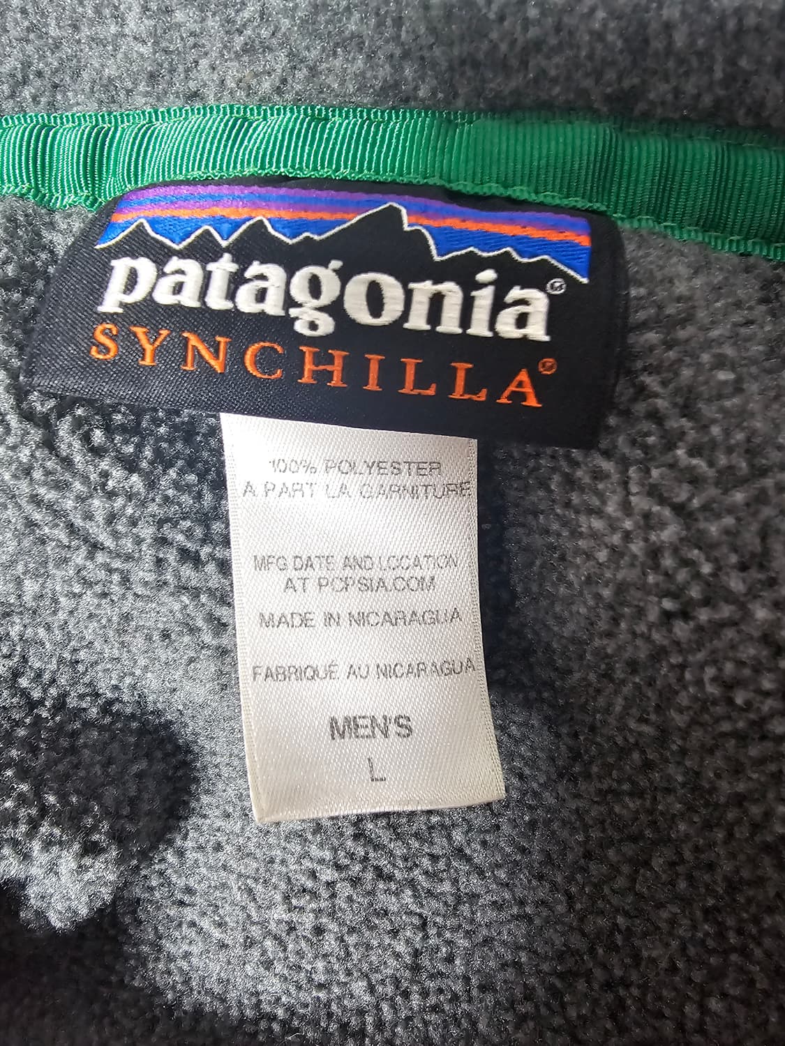 파타고니아 신칠라 L 니켈 그레이 레드 상품이미지3