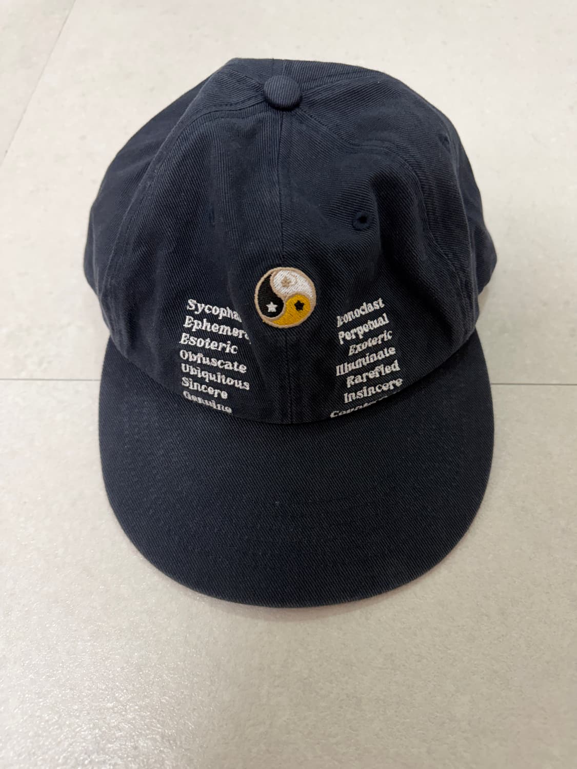 패슬 Yin Yang Washed Cap Dark Navy 상품이미지2