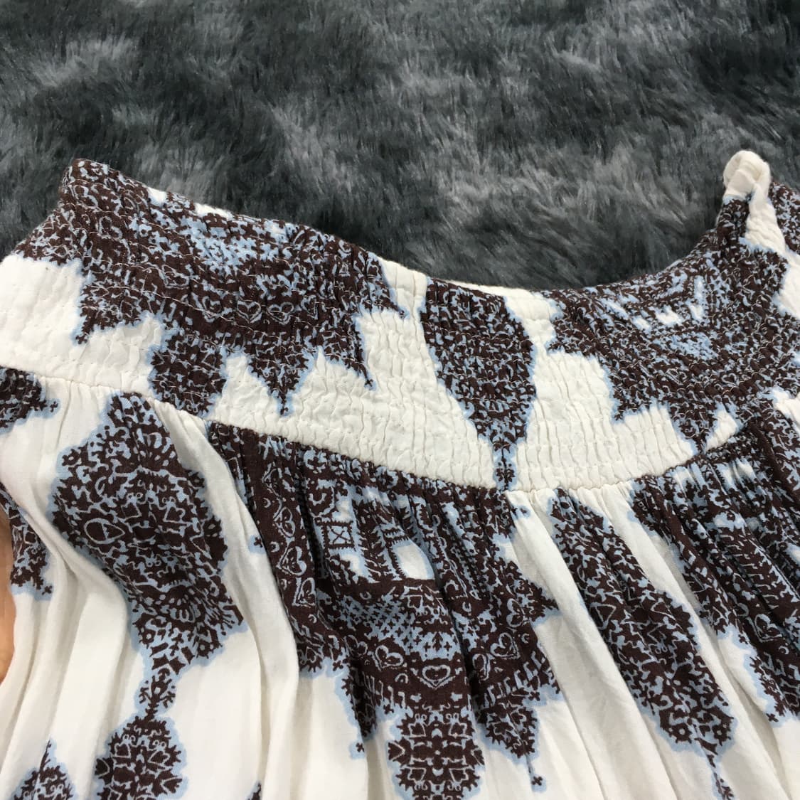 투티/0276 투웨이 saburoku 에스닉 패턴 스커트 원피스 JPN 상품이미지2