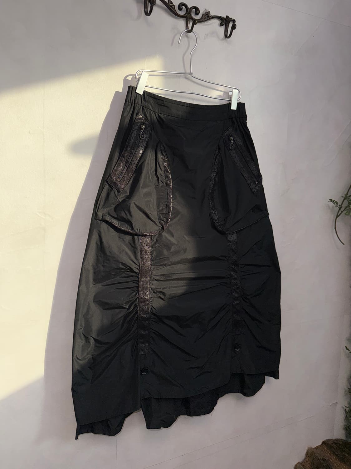 Sysmax black balloon shirring cargo sk 상품이미지2