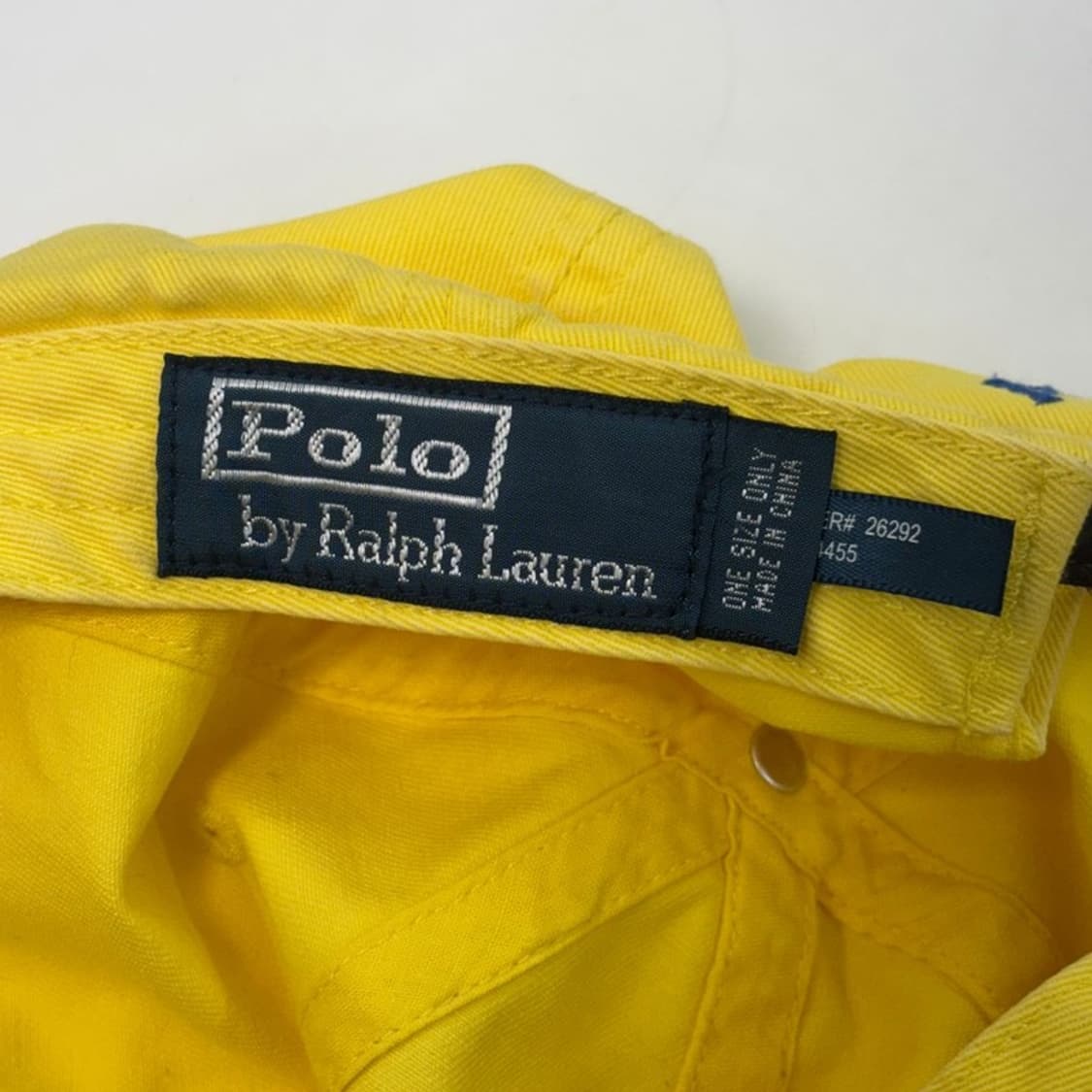 POLO BY RALPH LAUREN 코튼 치노 볼캡 옐로우 상품이미지8