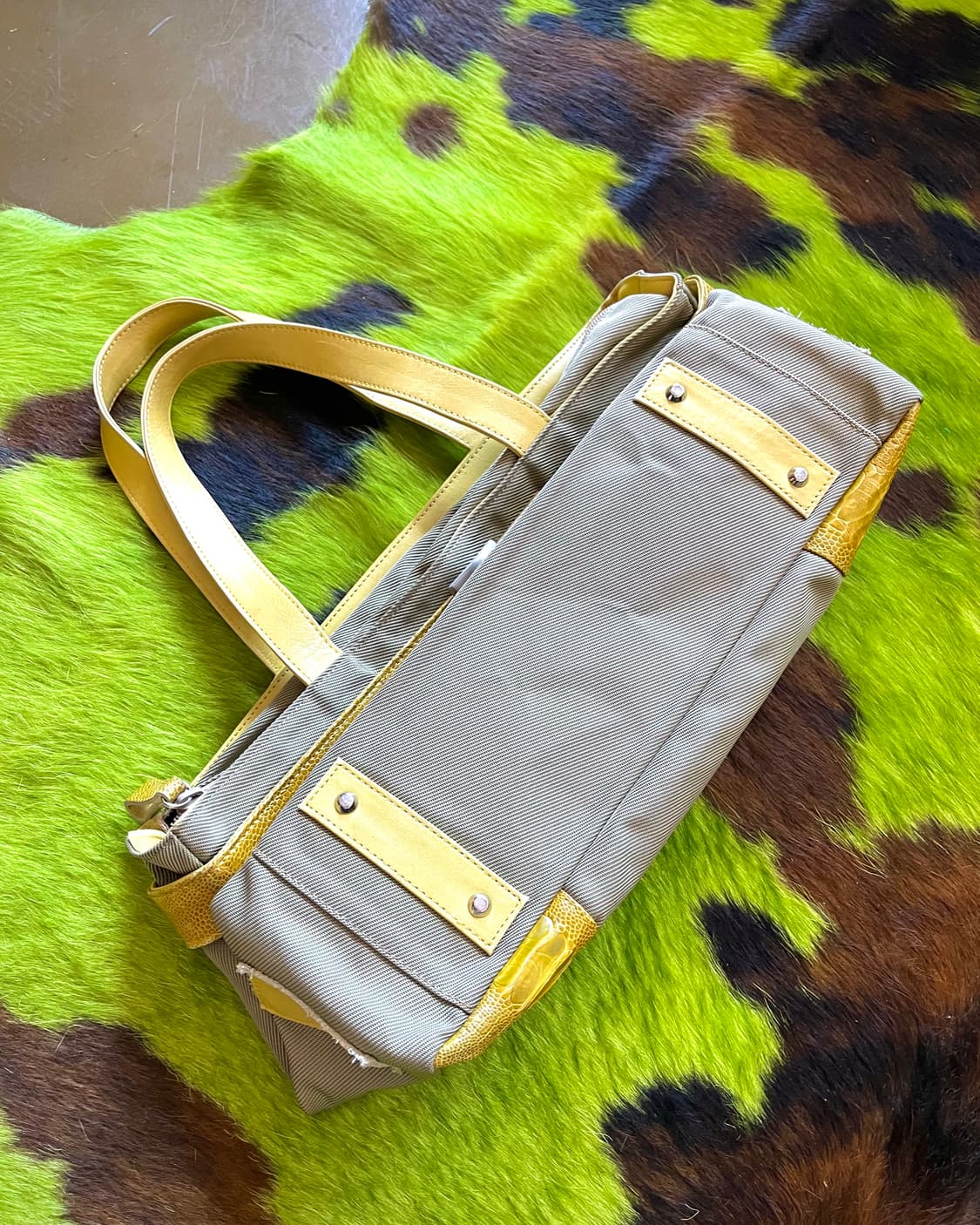 Takahiko Japan Leather & Canvas Bag 상품이미지9