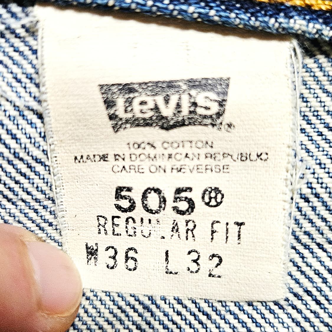 [36X32][리바이스]90's 505®클래식 레귤러핏 데님 진 상품이미지8