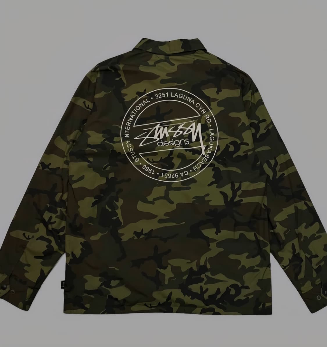 STUSSY camouflage coach jacket 상품이미지3