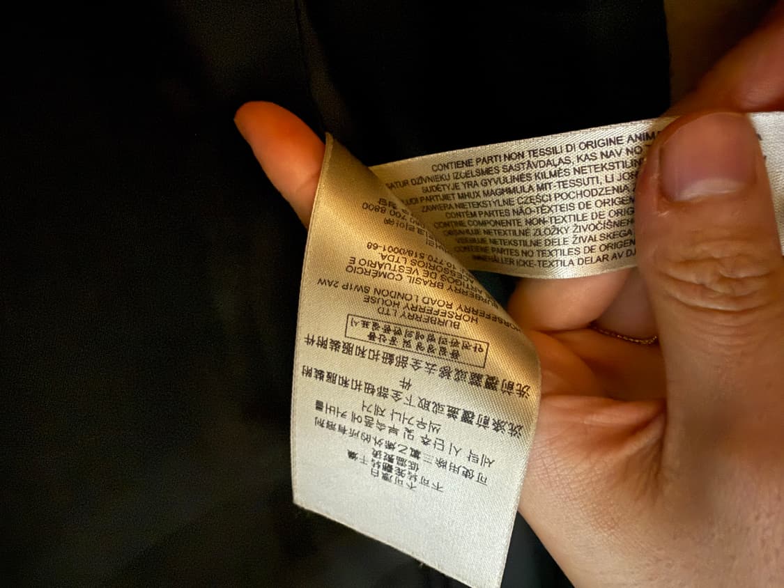 버버리여성캐시미어코트  상품이미지7