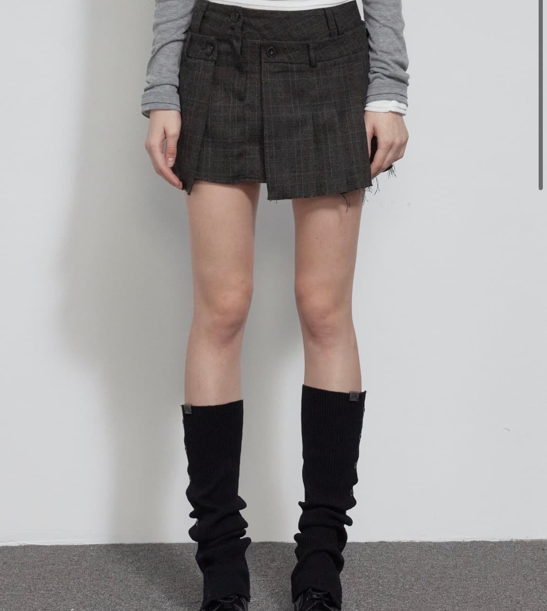 보헤미안 서울 스커트 LAYERED WRAP MINI SKIRT 상품이미지1