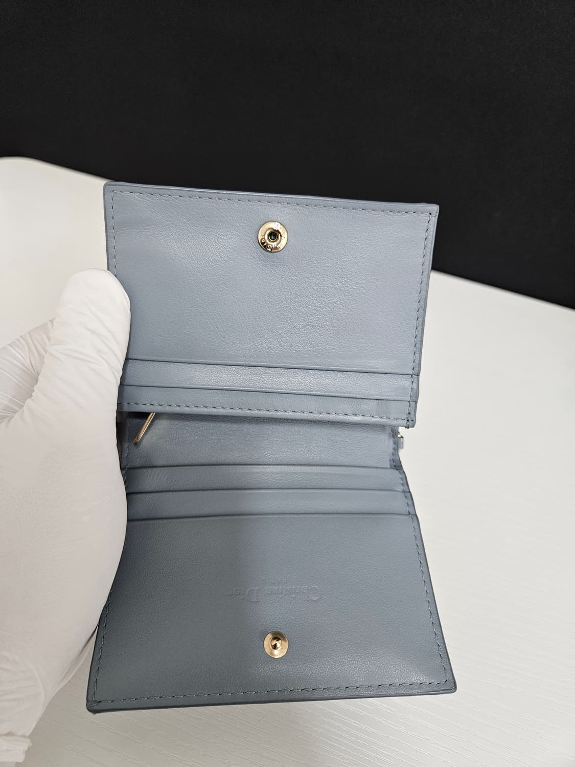 디올 레이디 까나쥬 반지갑(상태좋음 영수증포함 풀구성) 상품이미지6