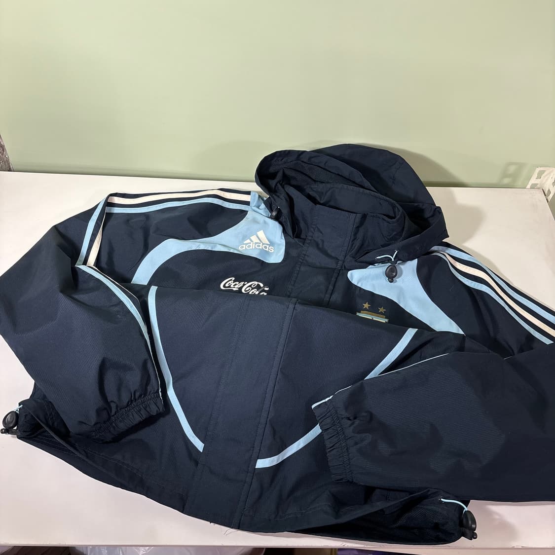 105 아디다스 아르헨티나 국대 바람막이 자켓 상품이미지2