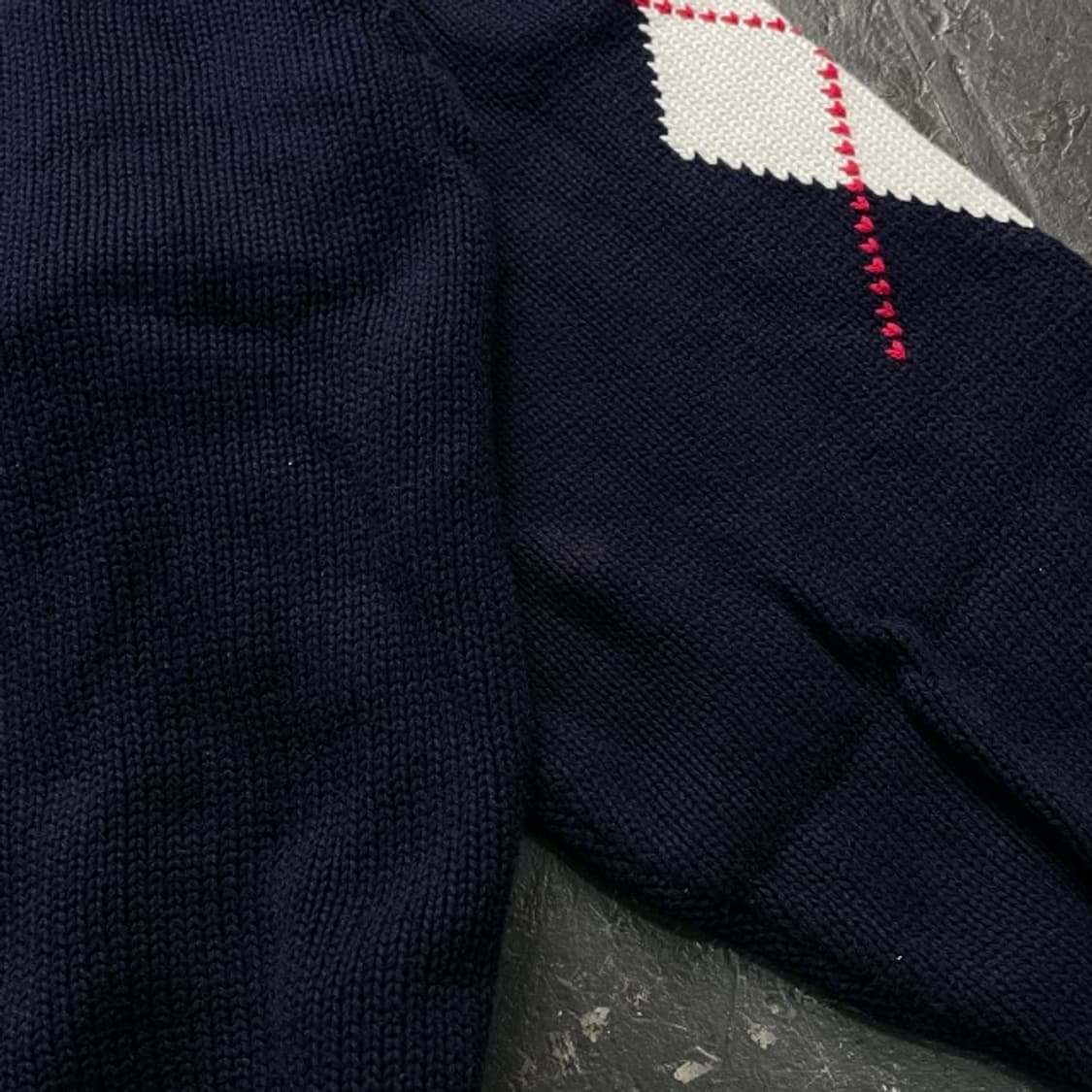 100 빈폴 아가일 가디건 상품이미지6