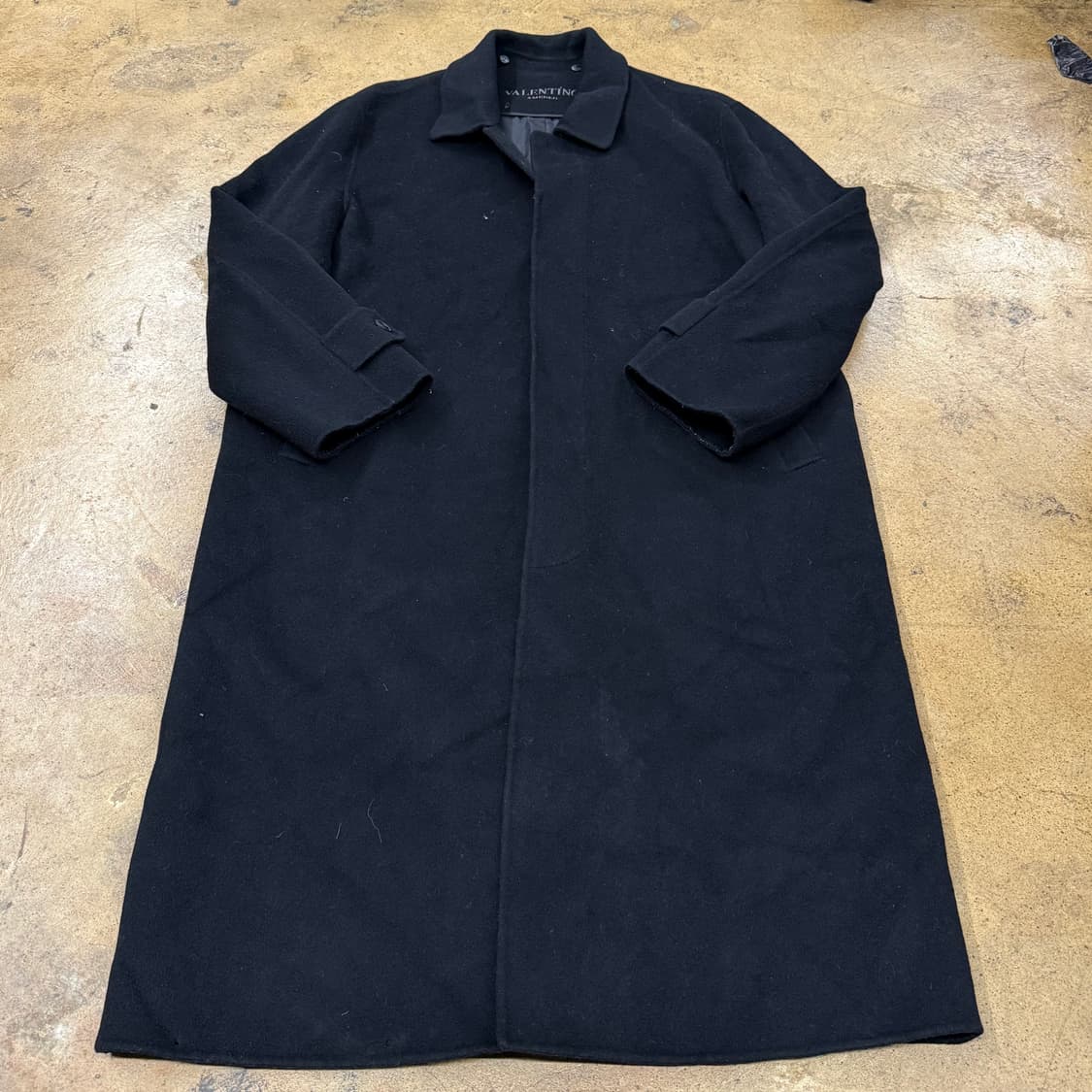 [정품/105] 발렌티노 블랙 울 코트 b8 상품이미지2