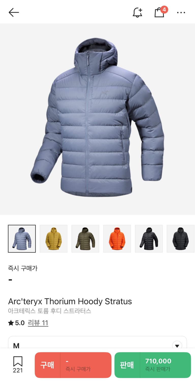 아크테릭스 토륨 후디 스트라터스 상품이미지1