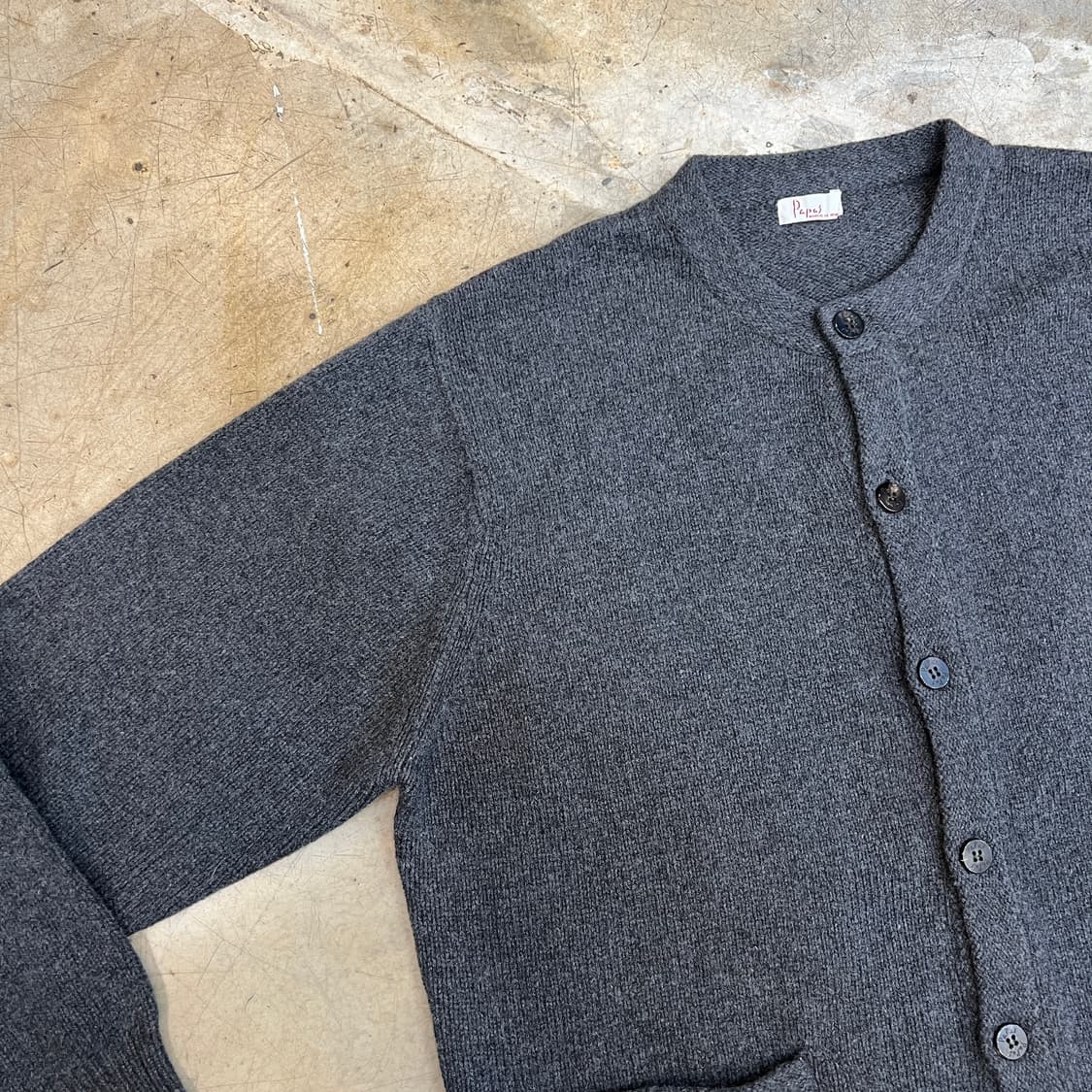 Papas 울 오버핏 가디건 상품이미지5